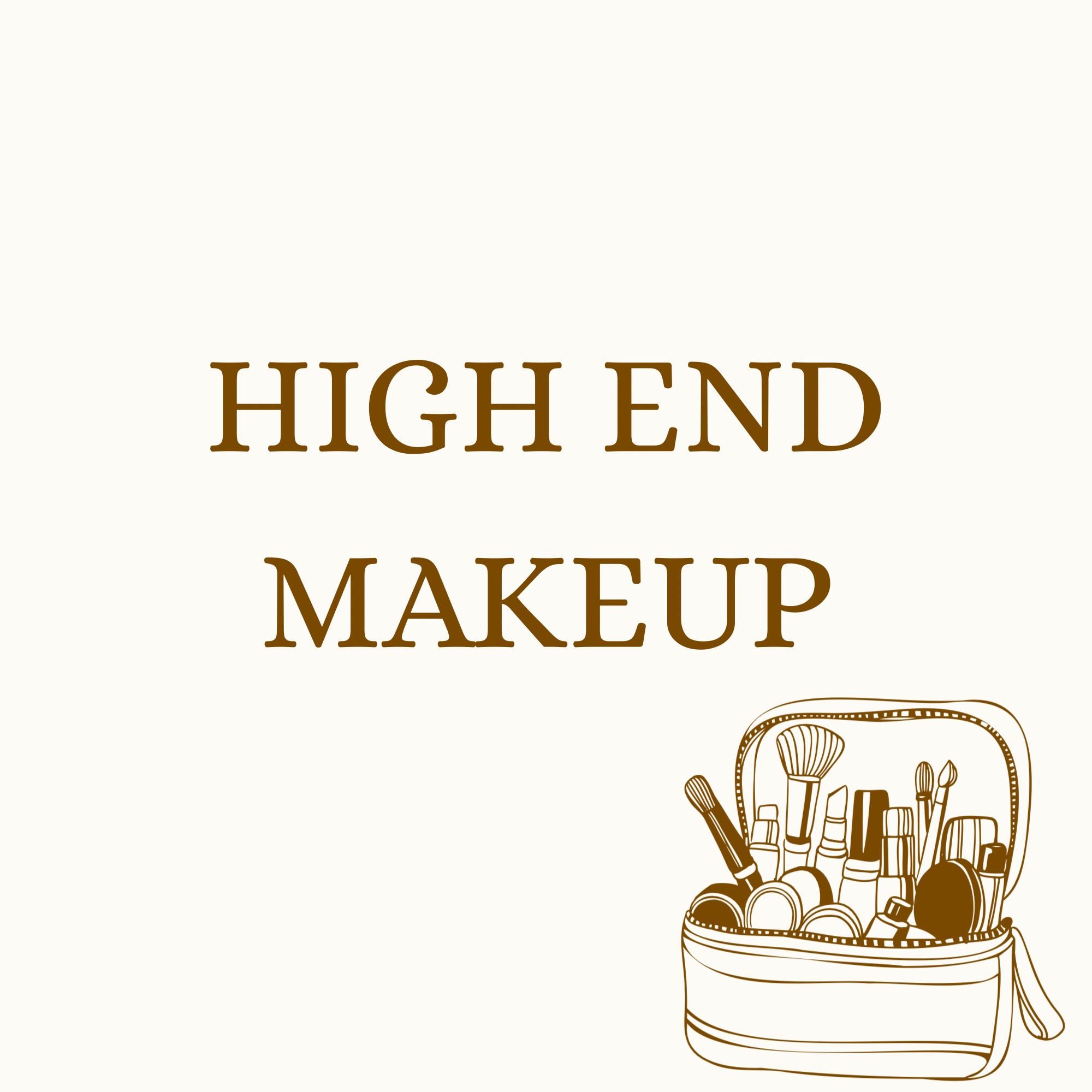 High end makeup