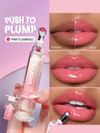 SHEGLAM Booster Shine Plumping Lip Gloss-Pink Flamingo