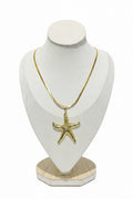 starfish necklace,stainless steel