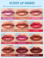 SHEGLAM Pout-Perfect Shine Lip Plumper-Hot Stuff Moisturizing Plumping Solid Lip Gloss