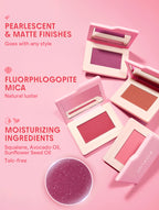 SHEGLAM Dream Touch Blush-Cherry Aura Powder Blush