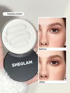 SHEGLAM Baked Glow Setting Powder-Translucent Oil Control Loose Setting Powder