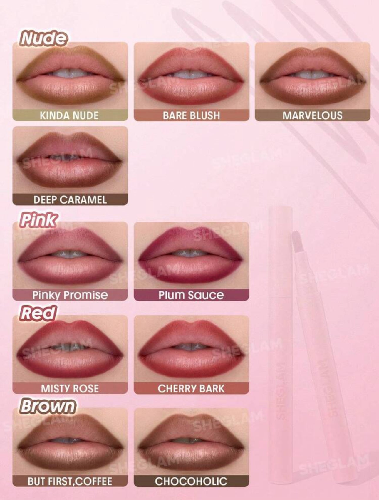 SHEGLAM True Stain Liquid Lip Liner
