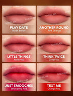 SHEGLAM Soft Haze Lip Blur-Little Things 6 Colors Waterproof Liquid Lipstick Matte