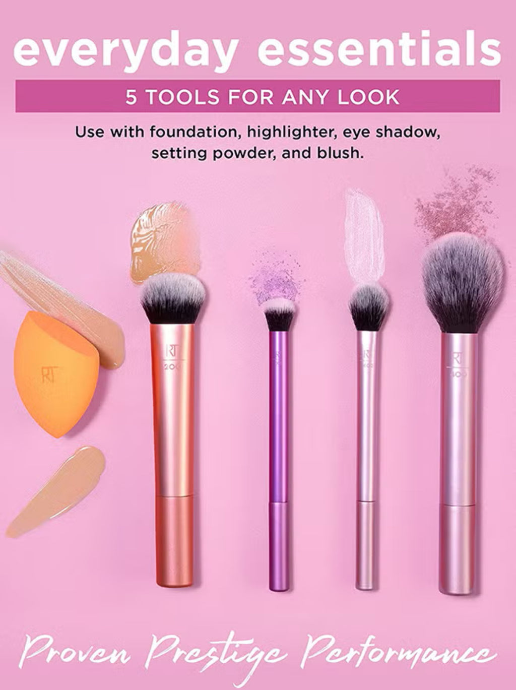 Everyday Essentials Multi Use Brush Set Multicolour