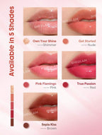 SHEGLAM Booster Shine Plumping Lip Gloss-Pink Flamingo