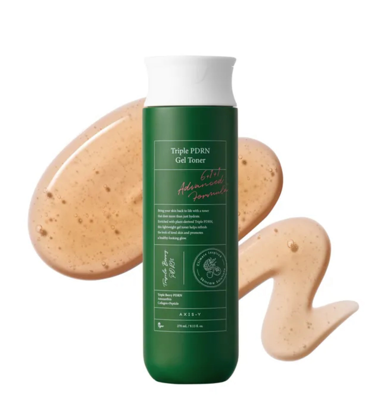 AXIS-Y Triple PDRN Gel Toner - PHA, Astaxanthin, Collagen+Peptide for Deep Hydration
