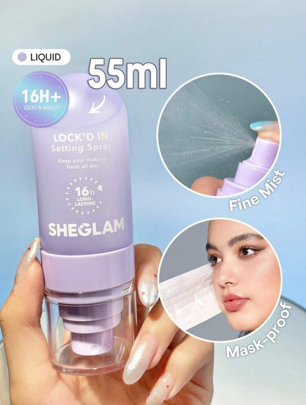 SHEGLAM Lock'd In Setting Spray